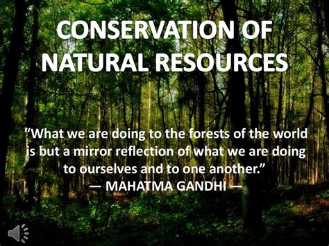 Conservation Of Naturalresources 1