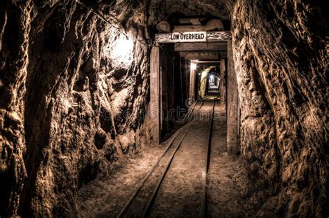 Inside A Old Gold Mine Stock Photo Image Of Cavern 204880290