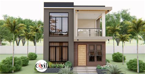 Small Storey House Design M X M With Bedrooms Engineering