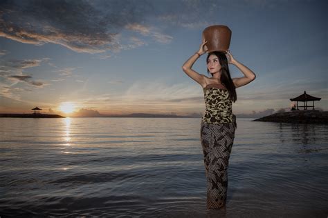 indonesian girl at sunrise bali indonesia ken koskela photography llc