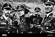 Himmler, Ziereis, Kaltenbrunner in the Mauthausen camp Stock Photo - Alamy