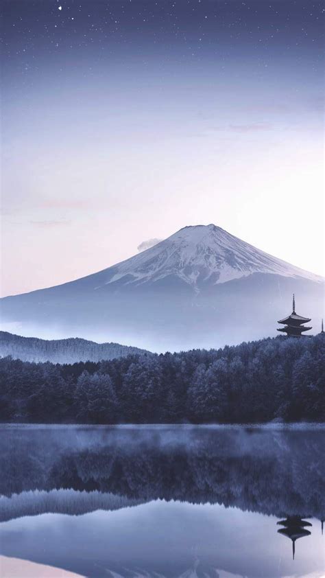 Cool japanese wallpapers top free cool japanese. Japan Mount Fuji Morning IPhone Wallpaper | Iphone ...