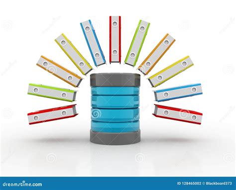 Database Or Archive Concept Data Storage Internet Storage Concept 3d