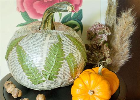 6 Fabulous Ways To Decoupage Pumpkins Diy Network Blog Made Remade