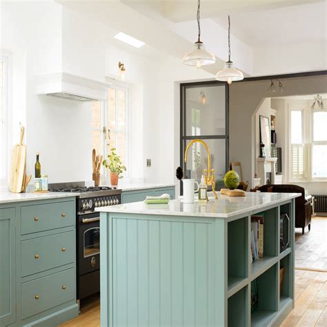 The Trinity Blue Kitchen By Devol Scandinavian Style Kitchen By Devol
