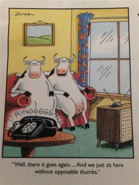 Two Cows Are Sitting On The Couch Talking To Each Other In Front Of A