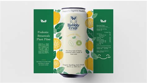 Bubbly Fruit Packaging Design On Behance