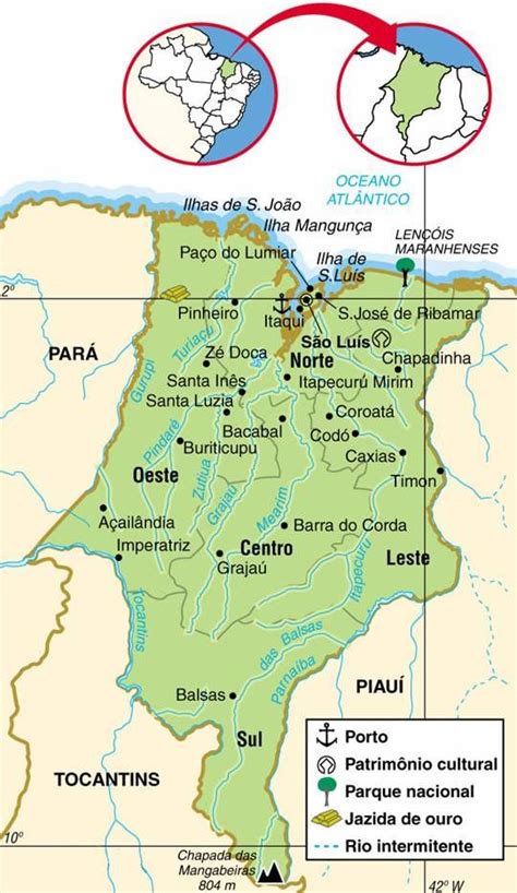 Maranhão Aspectos Geográficos E Socioeconômicos Do Estado Do Maranhão