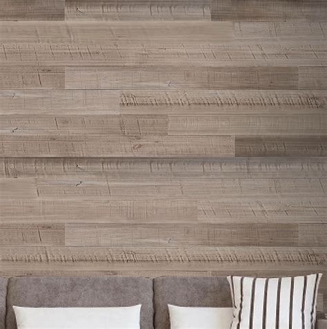 Porpora 5 X 45 Reclaimed Peel And Stick Solid Wood Wall Paneling In