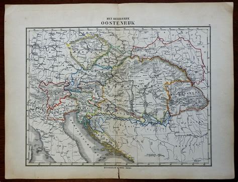 Austria Hungary Hapsburg Empire Bohemia Venice Croatia C 1850 Otto
