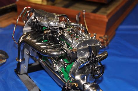 Duesenberg Sj Miniature Engine Running By Louis Chenot 16 Scale Model