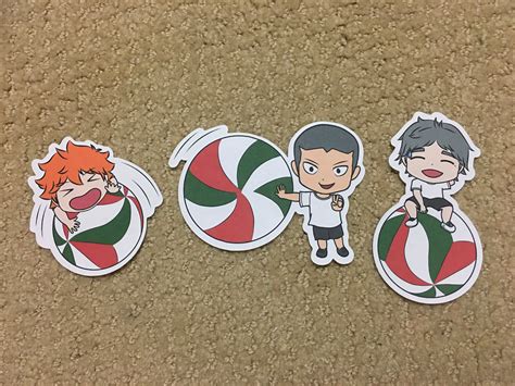 Sugawara Haikyuu Chibi Sticker Etsy