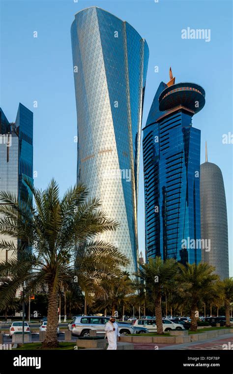 The Al Bidda Tower The World Trade Center Doha And Burj Doha Taken