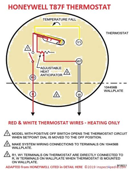2 Wire Thermostat Wiring Diagram Heat Only Honeywell