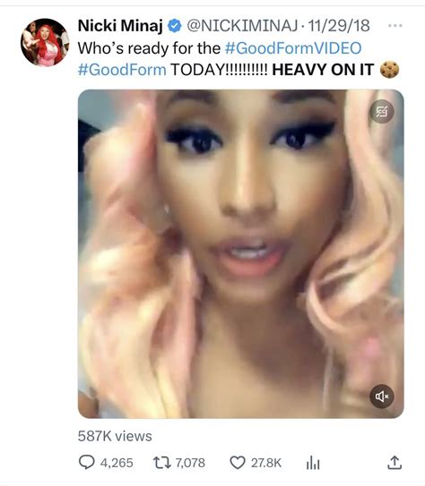 ⃟⃟⃟⃟⃟ On Twitter 🔔 Female Rapper Nickiminaj Has Been Teasing Her
