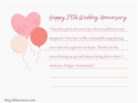 50 Sweetest 39th Year Anniversary Quotes Wishes And Messages