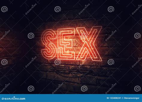 Sex Neon Sign Stock Illustration Illustration Of Night 133408241