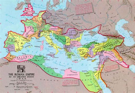 Mapa El Imperio Romano En Tiempos De Trajano
