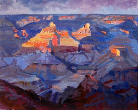Grand Canyon Sunset Painting By Candy Barr Fine Art America