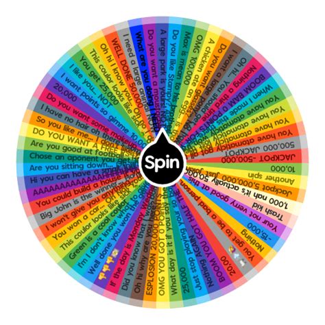 Random Wheel Spin The Wheel App