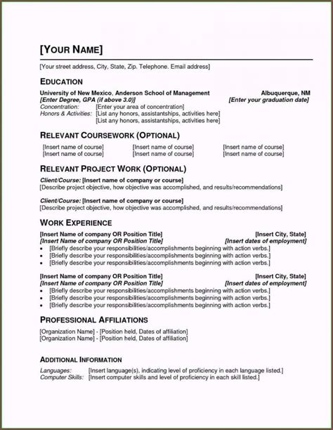 example of simple resume format resume resume examples