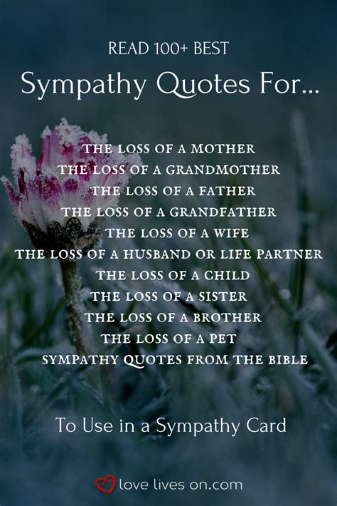 Sympathy Card Quotes For Loss Of Husband ShortQuotes Cc