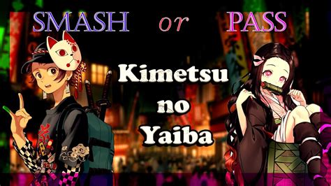 Smash Or Pass Anime Edition Kimetsu No Yaiba Youtube