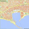 Detailed map of Cannes City Centre - Ontheworldmap.com