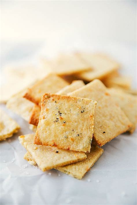 Simple And Quick 15 Minutes To Make Homemade Parmesan Herb Crackers