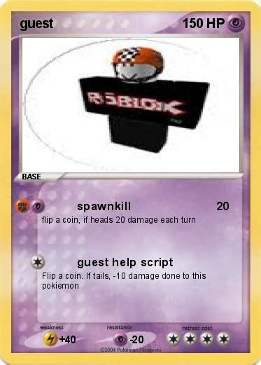 Pokémon Guest Spawnkill My Pokemon Card