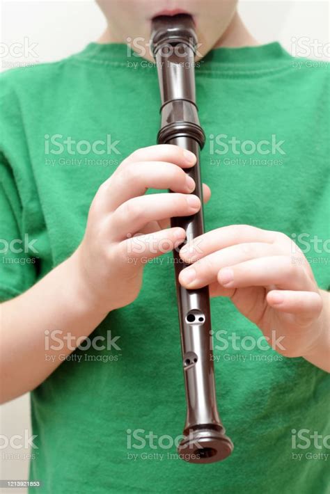 Boy Playing The Recorder Stock Photo Download Image Now Recorder