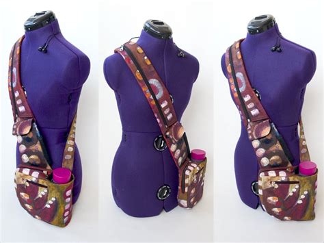 Cross Body Hipster Bag With Water And Phone Pockets Sewing Etsy