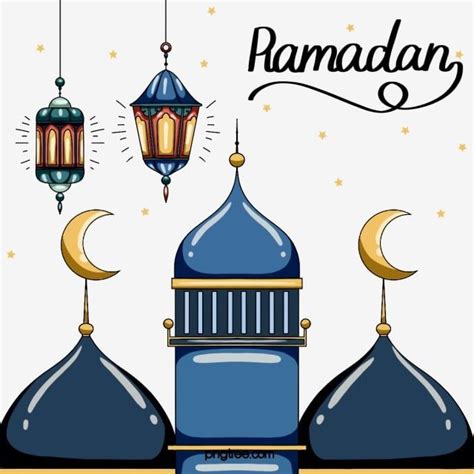 Ramadanfestivallanternmoonhand Paintedcartooncolorlovelystars