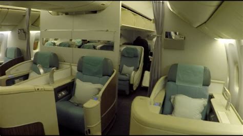 How to earn enough miles for first class. Flight Report ICN-PEK Korean Air First Class 777-200 Kosmo ...