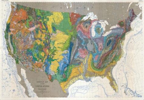 Usgs Geologic Map Of The United States Extra Large 79″ X 52″ Mapagents