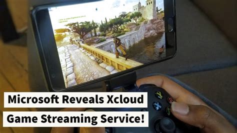 Microsoft Unveils Project Xcloud Game Streaming Service Youtube