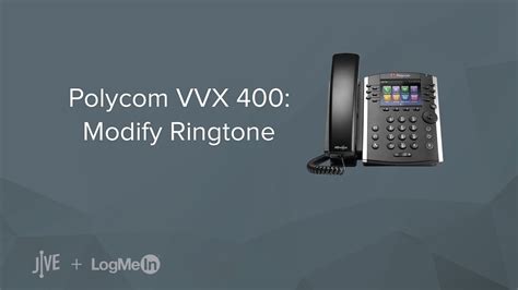 Polycom Vvx 400 Modify Ringtone Youtube
