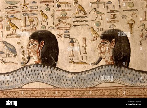 Egypt Luxor West Bank Kings Valley Tomb Of Seti I Stock Photo Alamy
