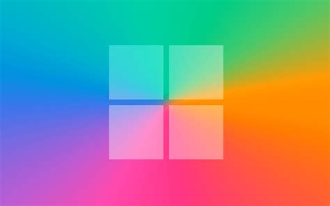 Download Wallpapers Windows Logo Vortex Rainbow Backgrounds Creative