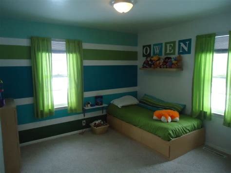 Opt for light color striped hues. Toddler to Teenager - Boys' Room Designs - Decorating ...