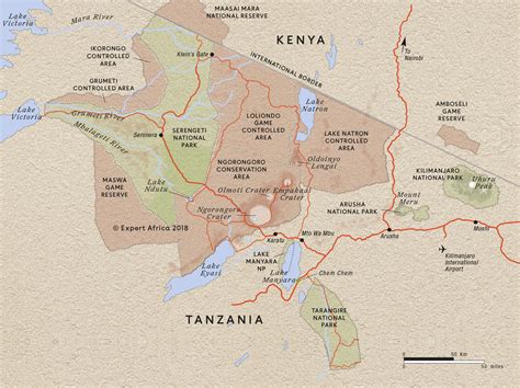 Reference Map Of Arusha Tanzania Expert Africa