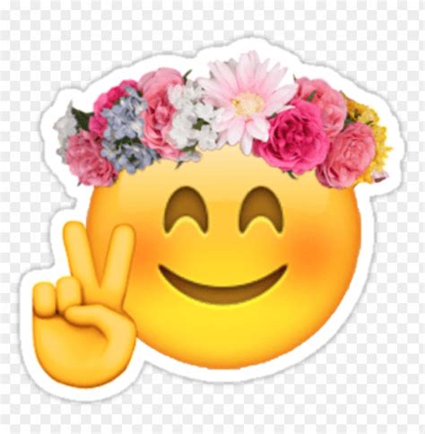 Flower Emoji Transparent Png Image With Transparent Background Toppng