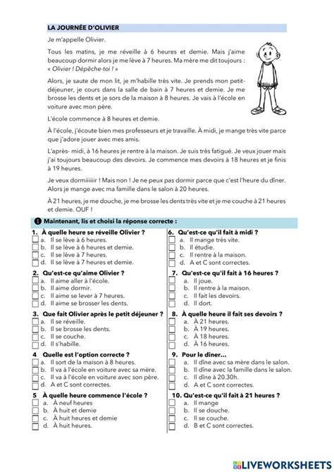 Routine Et Verbes Pronominaux Worksheet My XXX Hot Girl