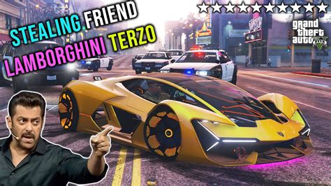 Stealing Friend Lamborghini Terzo Techno Gamer Lambo Gta V Gameplay