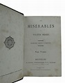 BIBLIO | Les Miserables by Hugo, Victor | Hardcover | 1862 | A. Lacroix ...