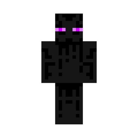 Minecraft Pe Enderman Skin Template Pictures To Pin On Pinterest