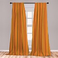 Abstract Curtains 2 Panels Set, Vertical Colorful Straight Lines ...