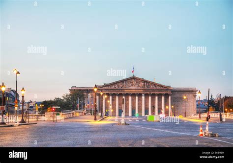 Assemblee Nationale National Assembly In Paris France Stock Photo