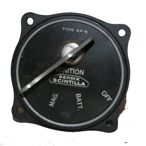Aircraft Ignition Switch Indicator Instrument