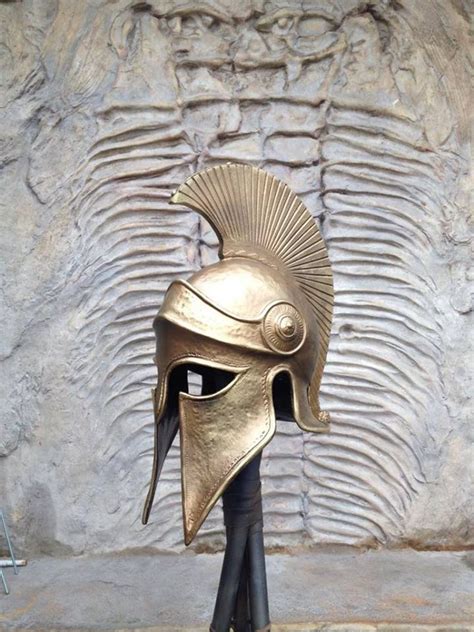 Greek Helmet Larp Armor Ancient Corinthian Helmet Greek Etsy